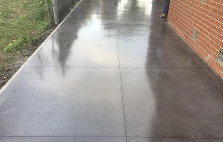 finition béton quartz